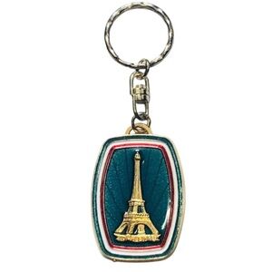 Vintage 90s Paris Eiffel Tower Keychain